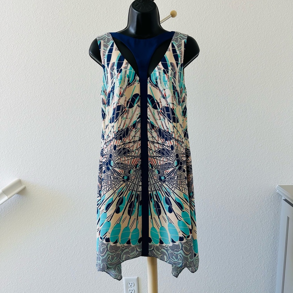BCBGMaxazria Printed Summer Dress - XS